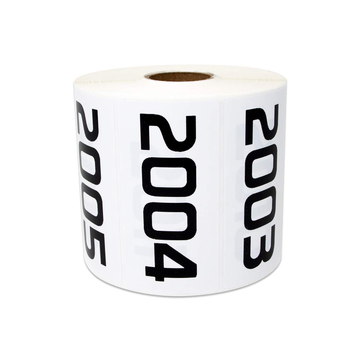 Consecutive Numbers Stickers (2001-3000), 3" x 1.5", White, 1000 Labels | 1000 per Roll, Prenumbered Sequential Stickers, Laminated Vinyl, Waterproof,