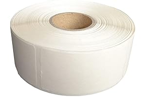 L LIKED Blank White 1 x 2 Inch Dissolvable Labels for Food Rotation Prep