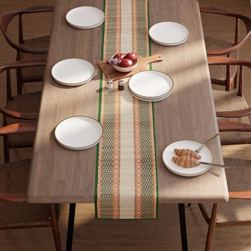 Image of Encasa XO Dining Table Runner 8 Seater, Handcrafted Madurkathi River Grass