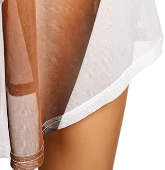 Dames bikini shirt cover up grappige baggy 3D bikini print T-shirt jurk korte mouw eendelige strand badmode cover-up badmode, Rode stippen, XXL