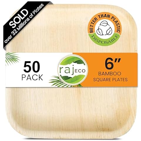 Raj Eco Compostable Palm Leaf Plates Cover