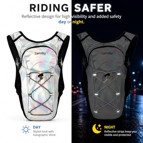 Zavothy Rave Hydration Backpack White