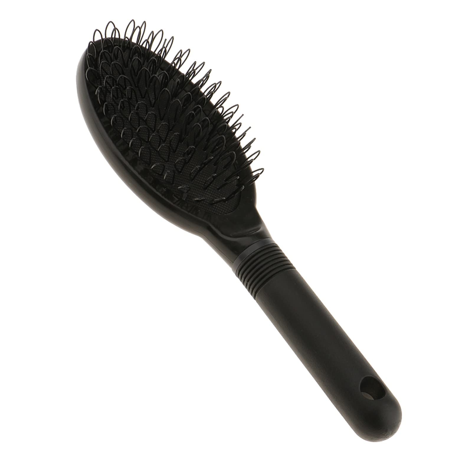 DieffematicSZ Grzebień Ring Tooth Plastic Black Wig Hairdressing Styling Hair Extension Comb