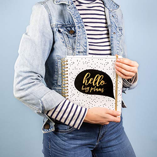 2020 Hello Big Plans, 12 Month Daily Planners/Calendars: Tri-Coastal Design Planners with Monthly, Weekly and Daily Views - Personal Planner Notebook for Work or Home
