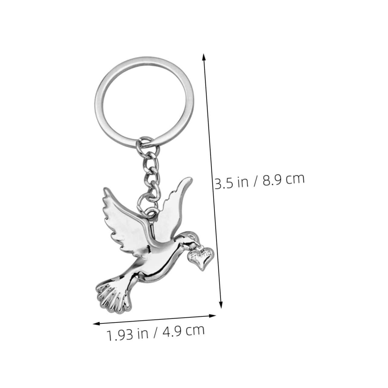 Amosfun 15piezas Llaveros De De Metálicos Pendientes Decorativos Para Claves Accesorios De Para De