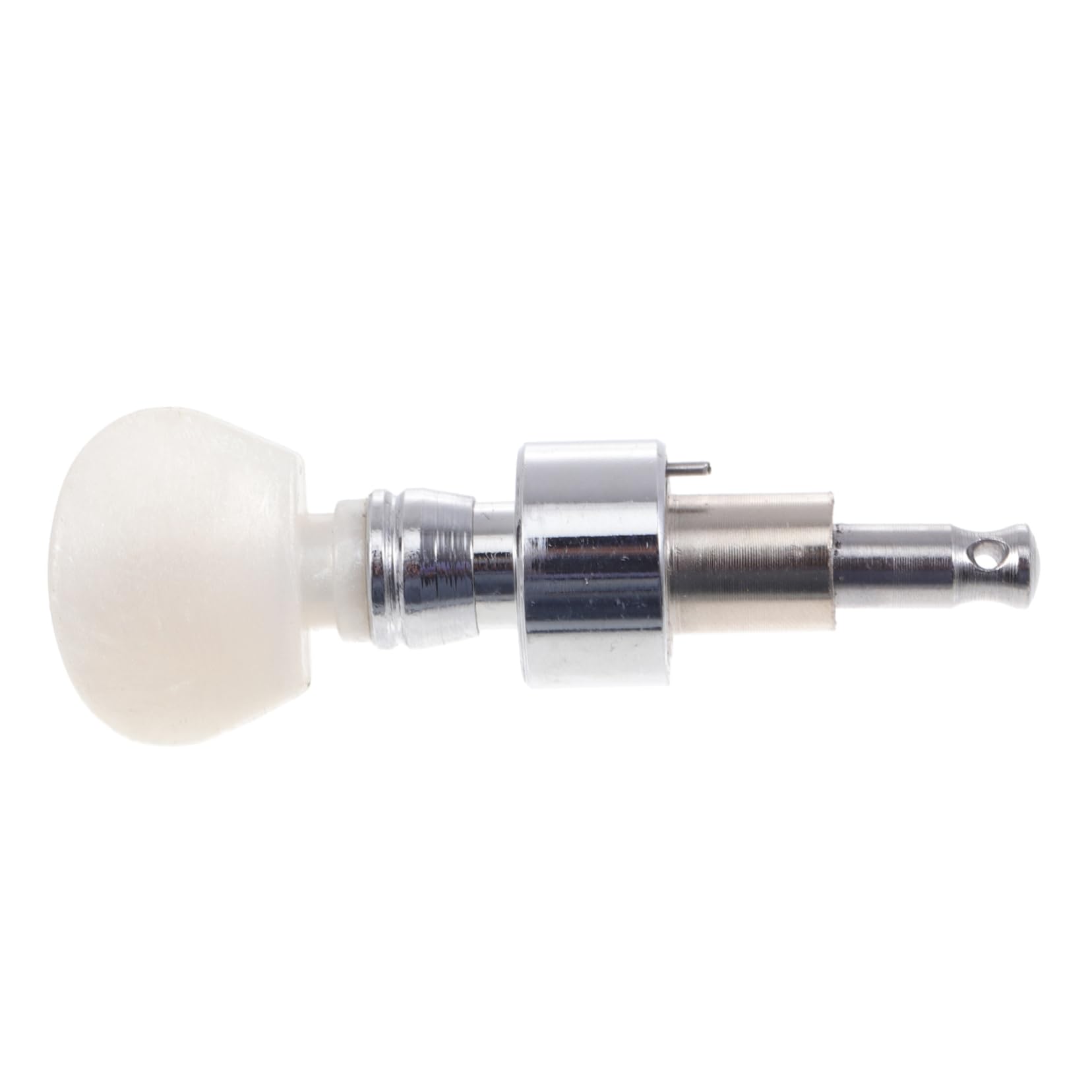 2stücke Legierung Banjo Ersatz Maschinenkopf Mit Weißem Tuning-button Einfacher Banjo Saiten-adjuster Für Präzise Stimmkontrolle Und Einzigartiges Design