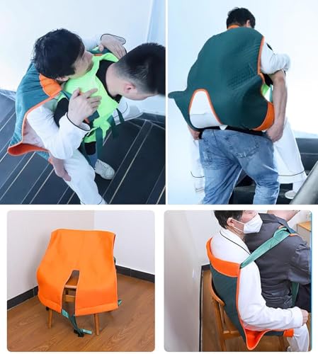 Silla elevadora para escaleras con arnés de seguridad para proteger a nuestros mayores 3