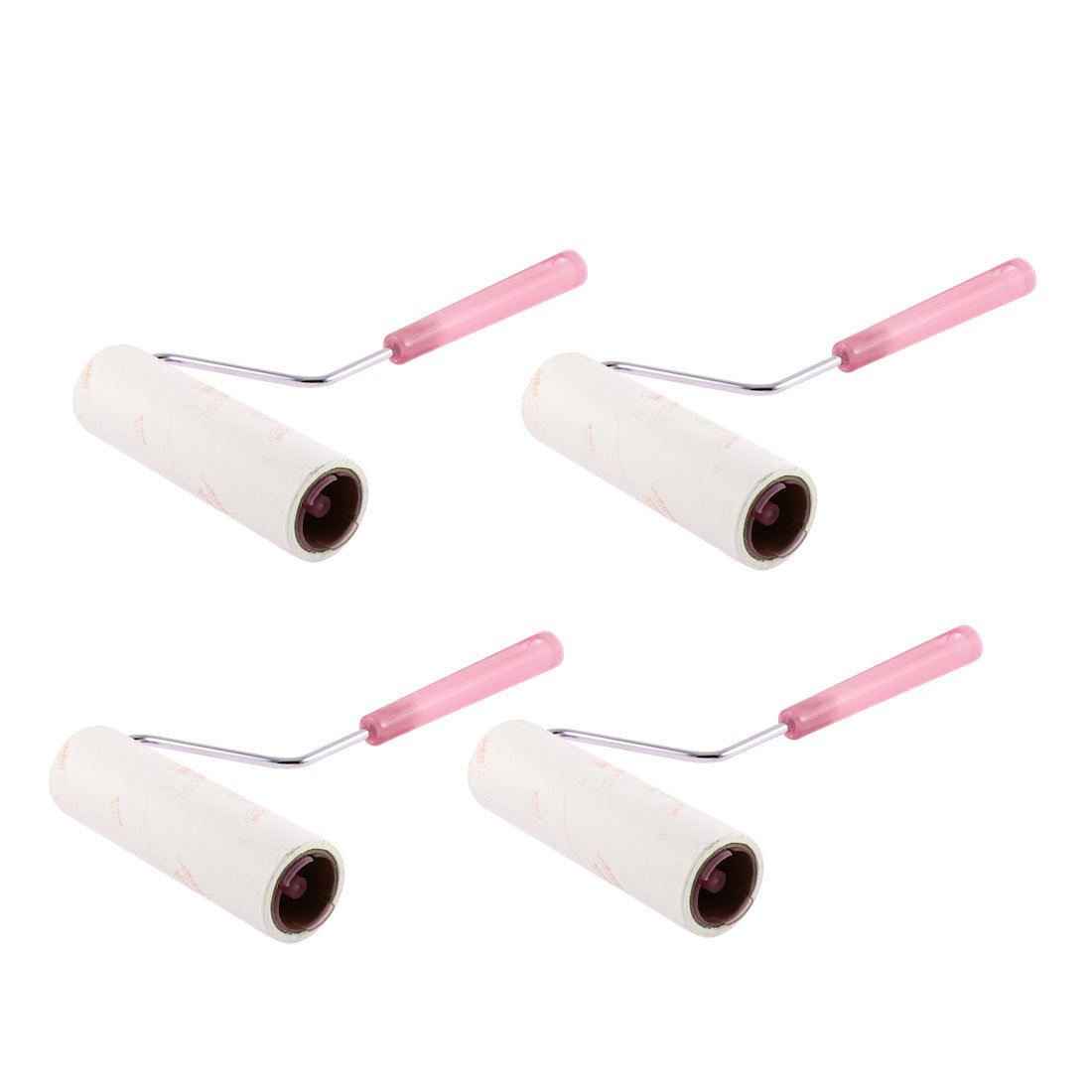 Ruilogod Furniture Couches - Rodillo adhesivo para quitar pelusas (4 unidades, color rosa (id: fb2 193 1b3 e24 677