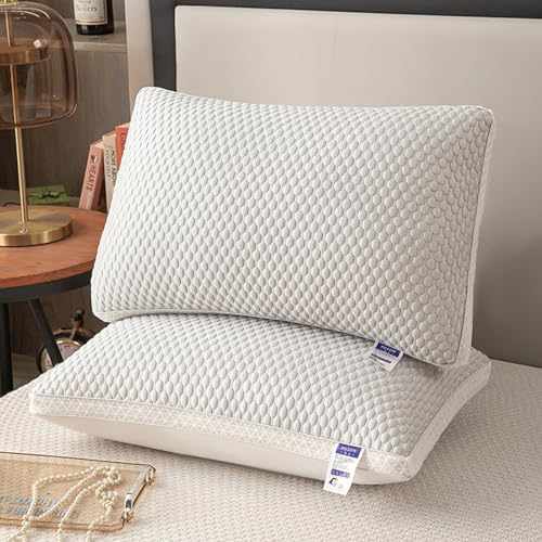 Almohada de algodón 11 cm con núcleo suave y fresca