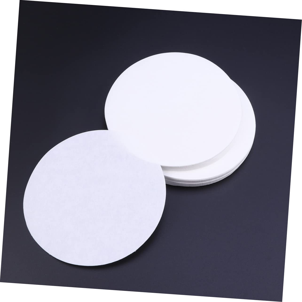 Papel de Filtro Cualitativo de Caudal Medio 15cm 3 Cajas Blanco | Análisis en Laboratorio Escolar, Retención de Partículas, Formato 15x15x0, 01 Cm