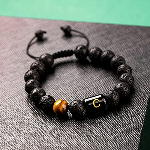 Bracelet en pierre pour femmes extensible sans fermoir difficile