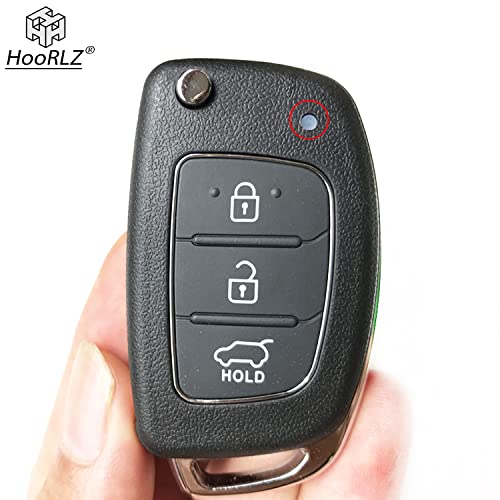 HooRLZ Hyundai Key Fob Cover Replacement For Hyundai i20 i30 i40 ix20 ix30 ix35 ix45 ix55 Tucson Santa Fe Elantra Accent Remote Car Key Cover Case - Image 2
