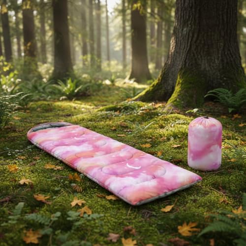Image of QOOMO Camping Sleeping Bags,3 Season Warm & Cool Weather,Lightweight,Waterproof Sleeping Bags for Adults & Kids,Traveling,and Outdoors,Camping Gear Equipment