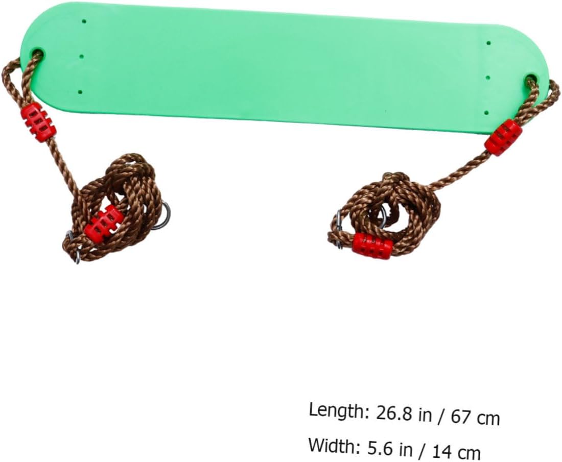 Hanging Tree Swing for Outdoor Playground Soft EVA Seat with Rope for Hand-Foot Coordination Training in Garden and Indoor Use