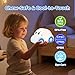 GAGBC Cute Baby Toddler Car Kids Night Light for Kids, Dimmable+1800mAh Rechargeable+Timer+Portable+Silicone+Squishy, Touch Breastfeeding Bedside Night Lamp, Funny Girls Boy Gifts
