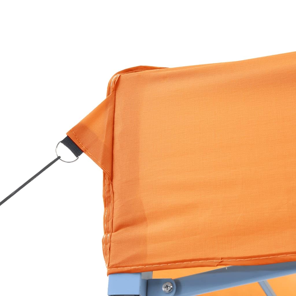 Carpa plegable para fiestas (3 x 3 m), color naranja