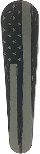 Kustom Cycle Parts Inserto de tablero de bandera estadounidense negra y gris de alta calidad. Se adapta a Harley Davidson Street Glides 2008-2020 y