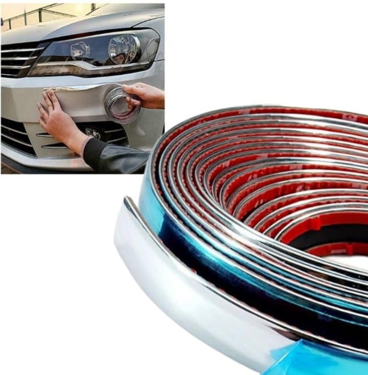 Image of Beading Roll 16 Meter Chrome for All Cars (10mm)