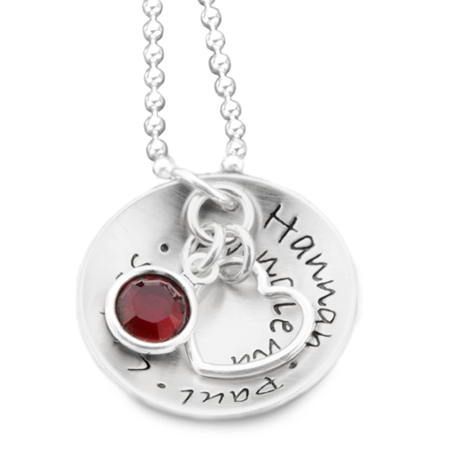 Namenskette Familienkette MY FAMILY 925 Silberkette mit Gravur Kindernamen Geschenk Mama Frau Oma