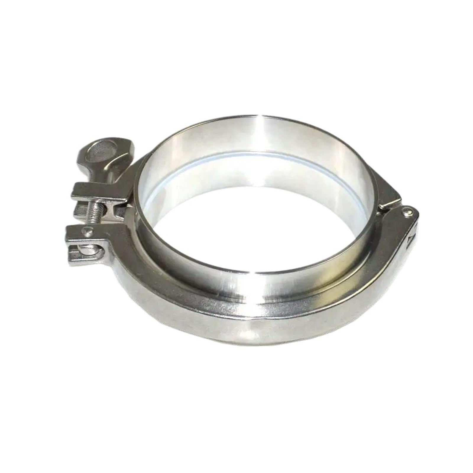 1 pz Triclamp SS flangia tubo saldatura ghiera Tri morsetto PTFE o guarnizione in silicone in acciaio inox SUS SS 304 (guarnizione in silicone, 57 mm-K77.5 morsetto)