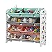 Półka na organizery na zabawki Półka przechowywania dzieci z wymiennymi pudełkami Toy Organizer Wystrój pokoju (Color : Multi-colored, Size : One size)