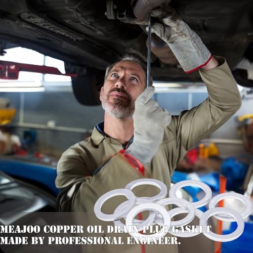 Image of 15PCS Oil Crush Washers /Drain Plug Crush Washer Compatible with Honda Replacement for Part #90471-PX4-000 Accord Acura Civic Ridgeline Odyssey CRV CR-V Pilot Fit Element