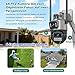 5G Kamera Überwachung Aussen,6MP Dual Objektiv Überwachungskamera Aussen, IP66 AußenSicherheitskamera Outdoor mit Automatische Nachverfolgung, Nachtsicht, 24/7 Aussenkamera, 2 Audio, SD/Cloud