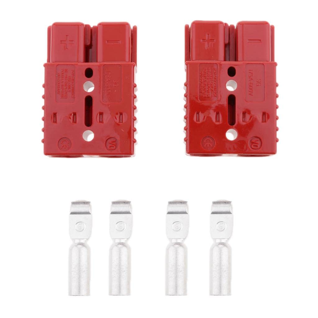 ACRA 1 Pair Electric Cable 600V 175A Connect Plugs for Wire Winch ATV UTV Quad-image-29