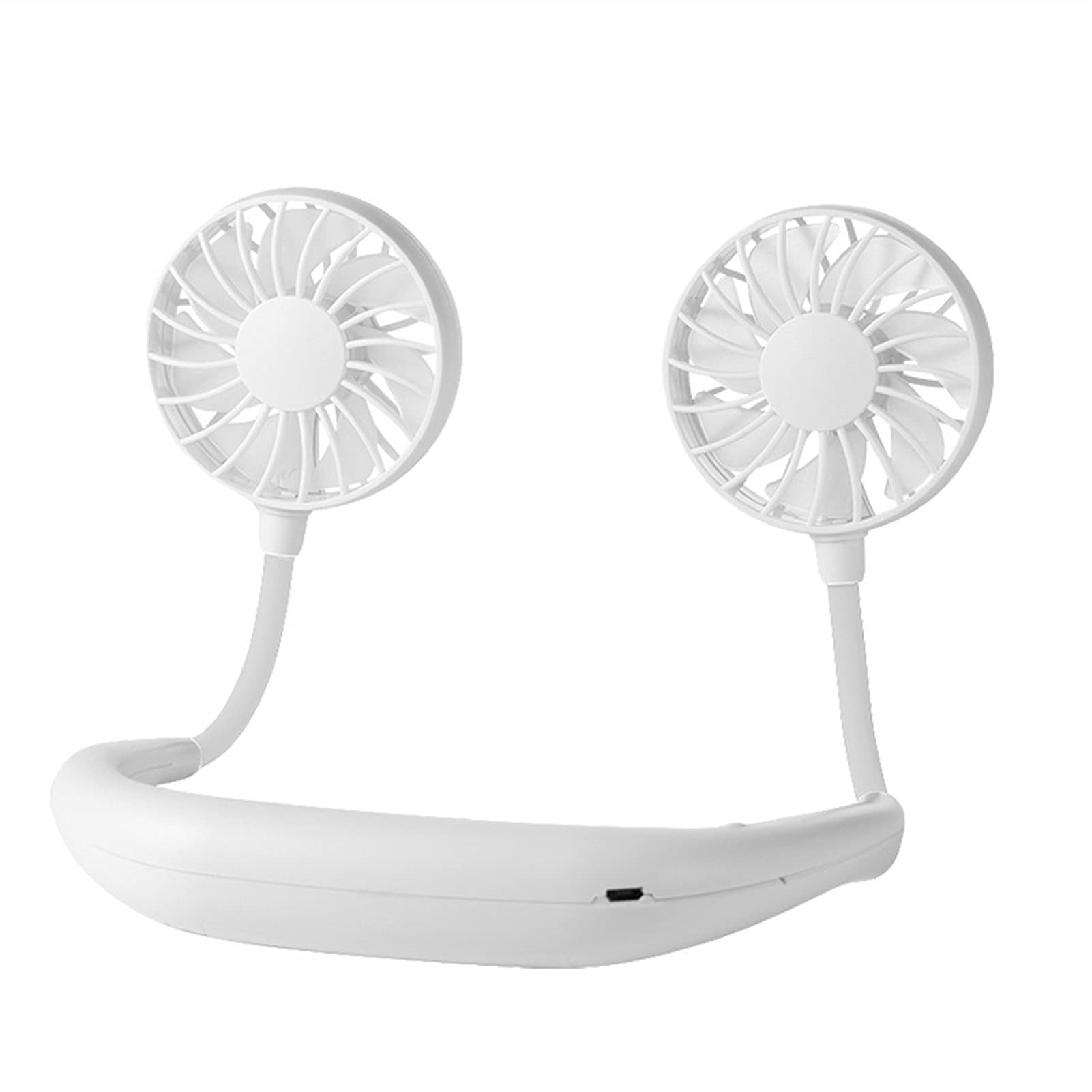 Ventilatore da scrivania Portatile USB Ventilatore Portatile USB Ventilatore a Mani libere Batteria Ricaricabile Piccolo Ventilatore Sportivo Portatile 2000mA Condizionatore d'Aria Portatile da