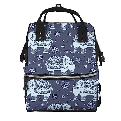 Sac à dos pour ordinateur portable imprimé tribal indien vintage pour femmes et hommes