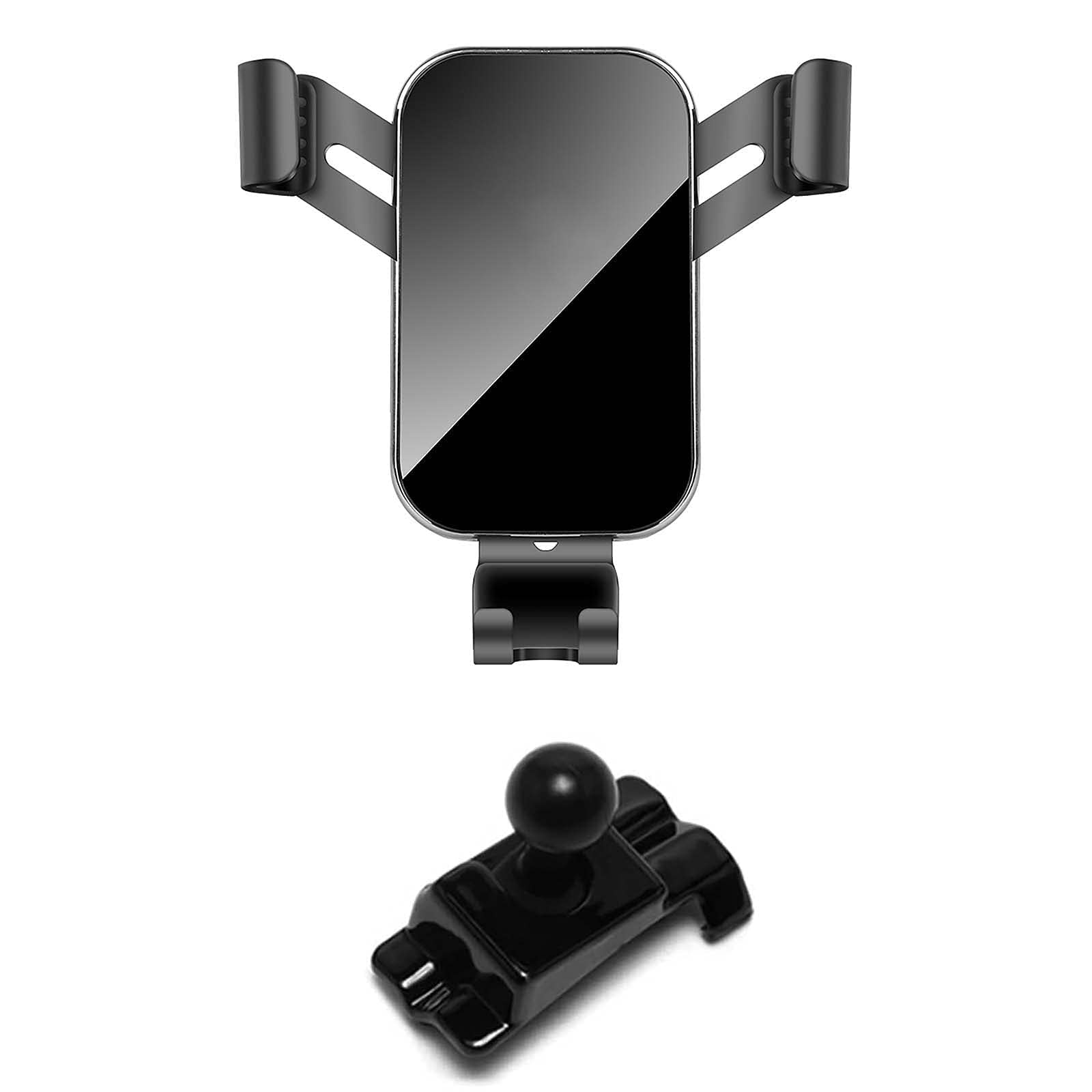 YOEBICar Phone Holder Suitable For VW Teramont Viloran 2018-2020, With Ventilation Clip Rotatable Phone Holder,A-Black