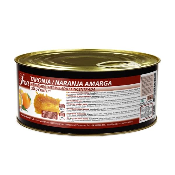 SOSA Mermelada Naranja Amarga Cold Confit® - Formato 1.5kgs - Uso professional