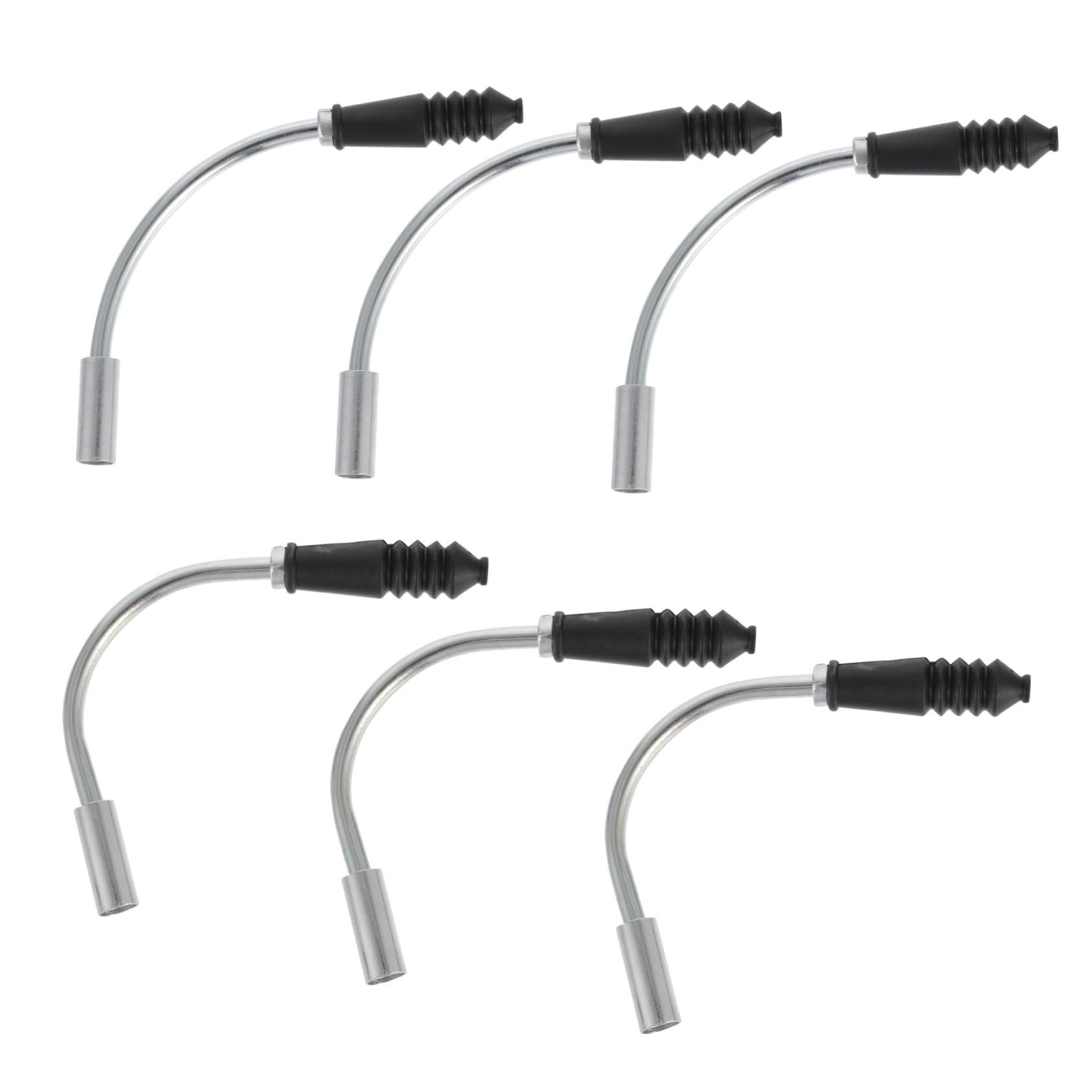 NAMOARLY 15Sets Bike Brake Noodle and Boot Set Bend Tube Cable Protector for Mountain and Road Bikes Durable Weather Resistant Brake Line Cover Easy Installation Flexible