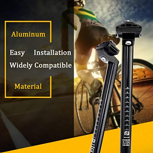 Acoser Bicycle Seat Post 25.4 X 300Mm Alumium Adjustable Seatpost For Mtb Road Bike Bmx(25.4 X 300Mm) #TOP7