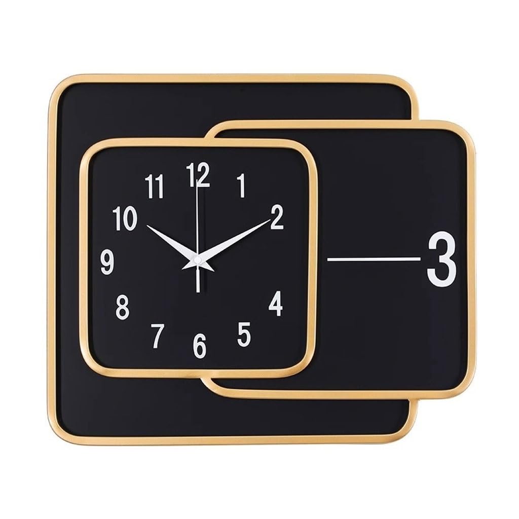 GFHTRELY Wall Clock Light Luxury Living Room Clock Personality Creative Fashion Art Wall Clock Restaurant Simple Atmosphere Silent Wall Clock Clock