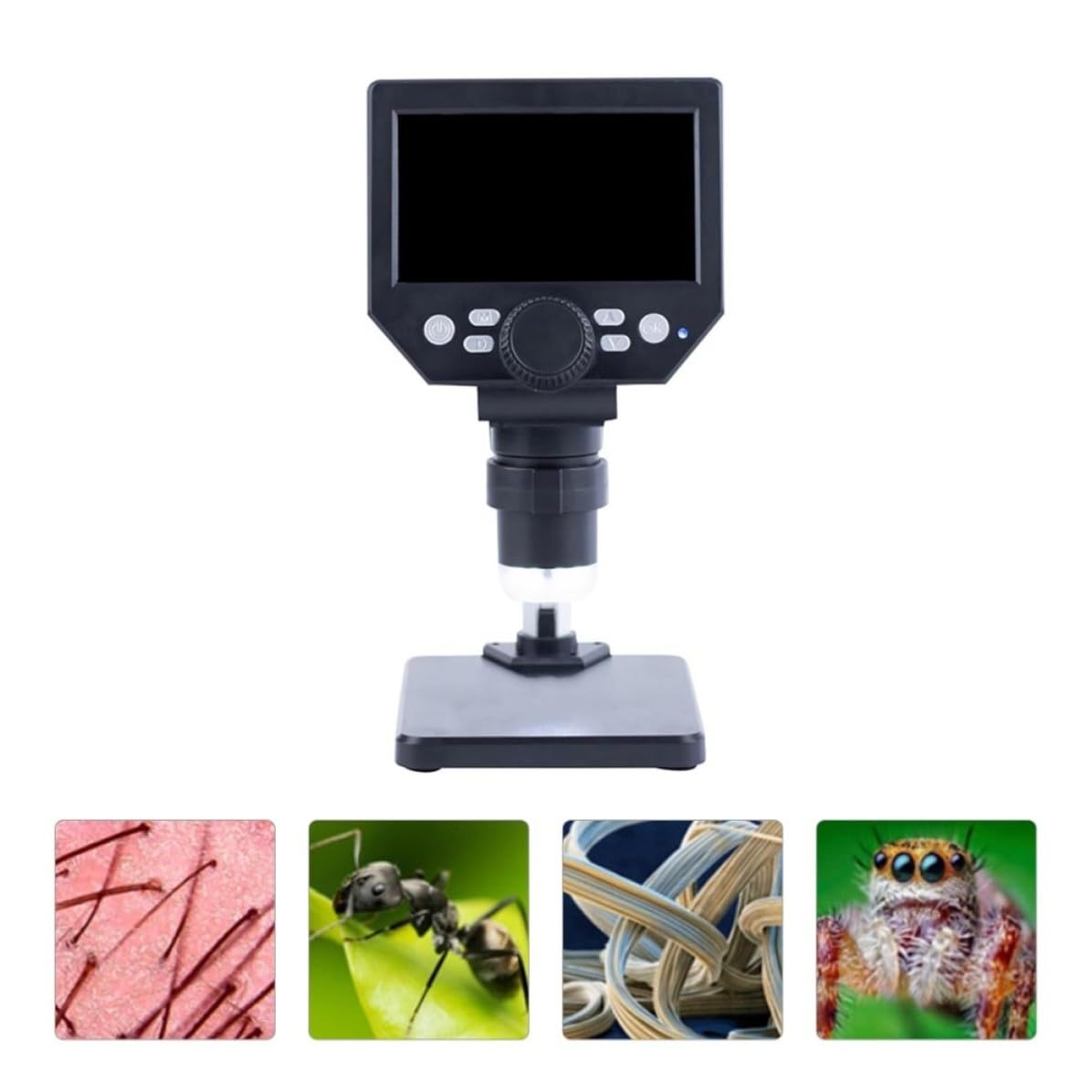 Microscope Électronique Numérique G1000 1-1000x Écran LCD 4,3 Pouces