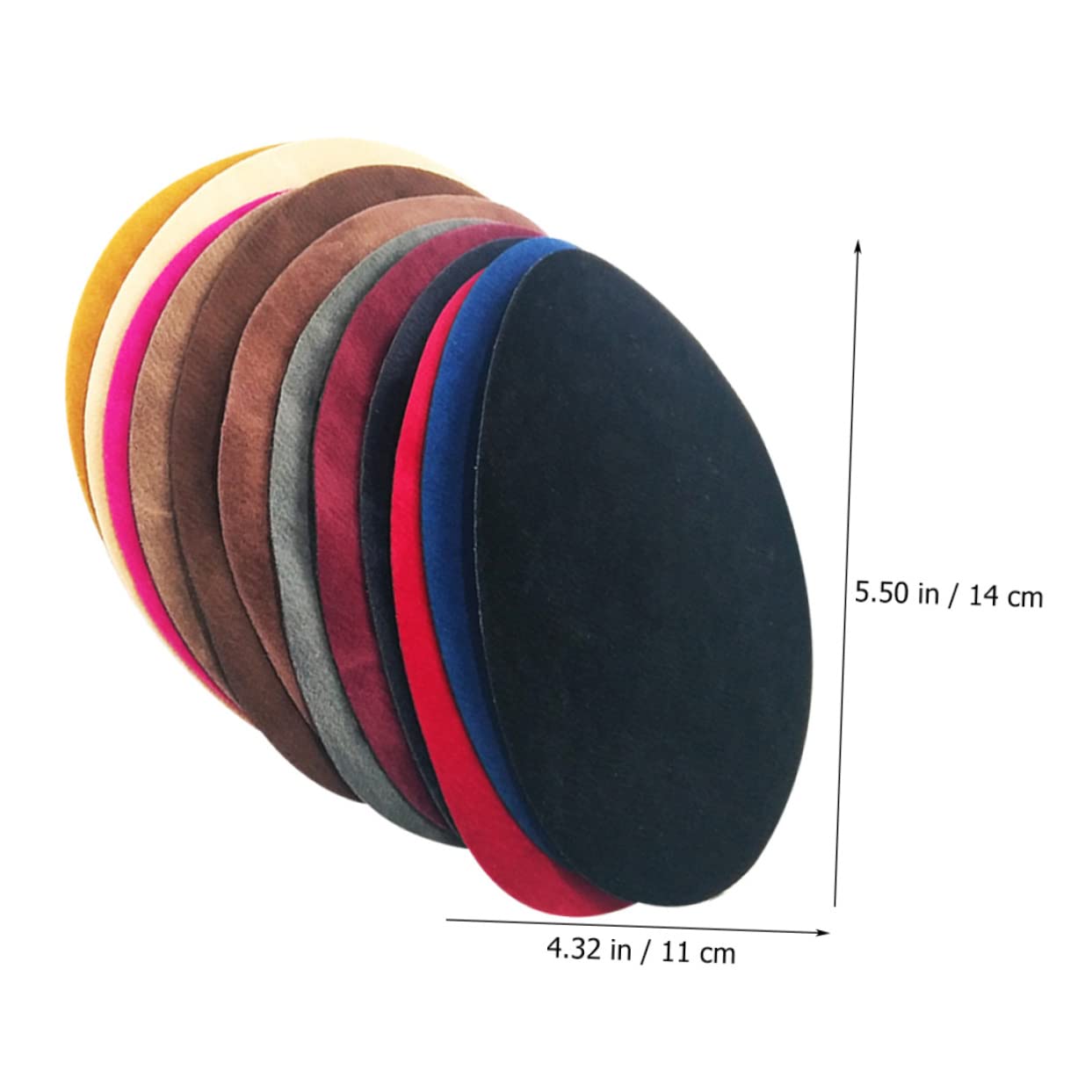 4 Juegos de Parches Bordados para Coser Apliques para Ropa Decoración Floral Coderas Reparación de Suéteres Unidades X 4