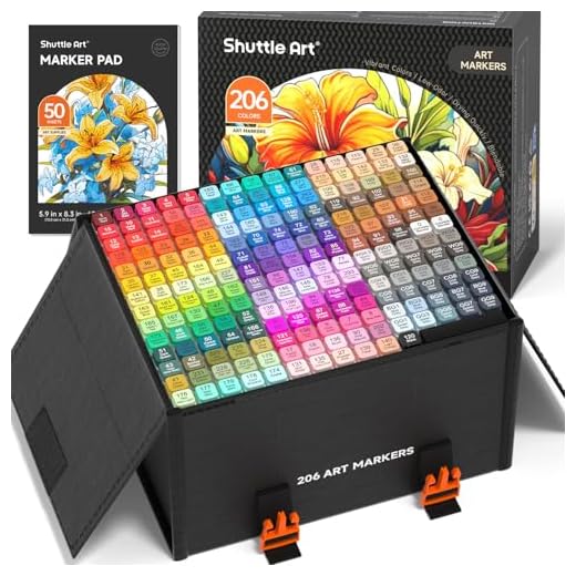 Shuttle Art 205 Color Dual Tip Markers