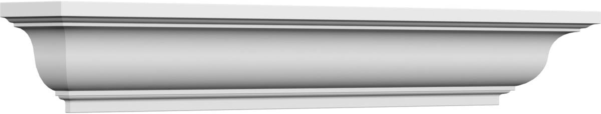 Endurathane Stanford Crosshead, 25" Bottom Width x 33 1/2" Top Width x 5 3/4"H x 1/2"P, Factory Primed
