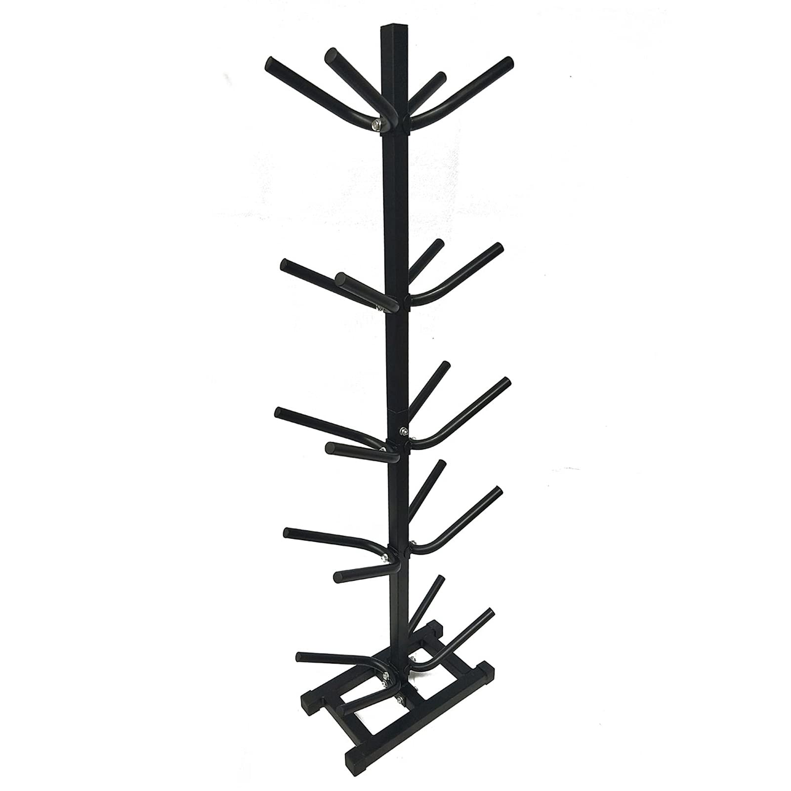 Support de Stockage de Balle de Sport Support de Stockage de Basket-Ball en métal/Organisateur de Balle de Sport pour Basket-Ball Volley-Ball Football Support (Double rangée
