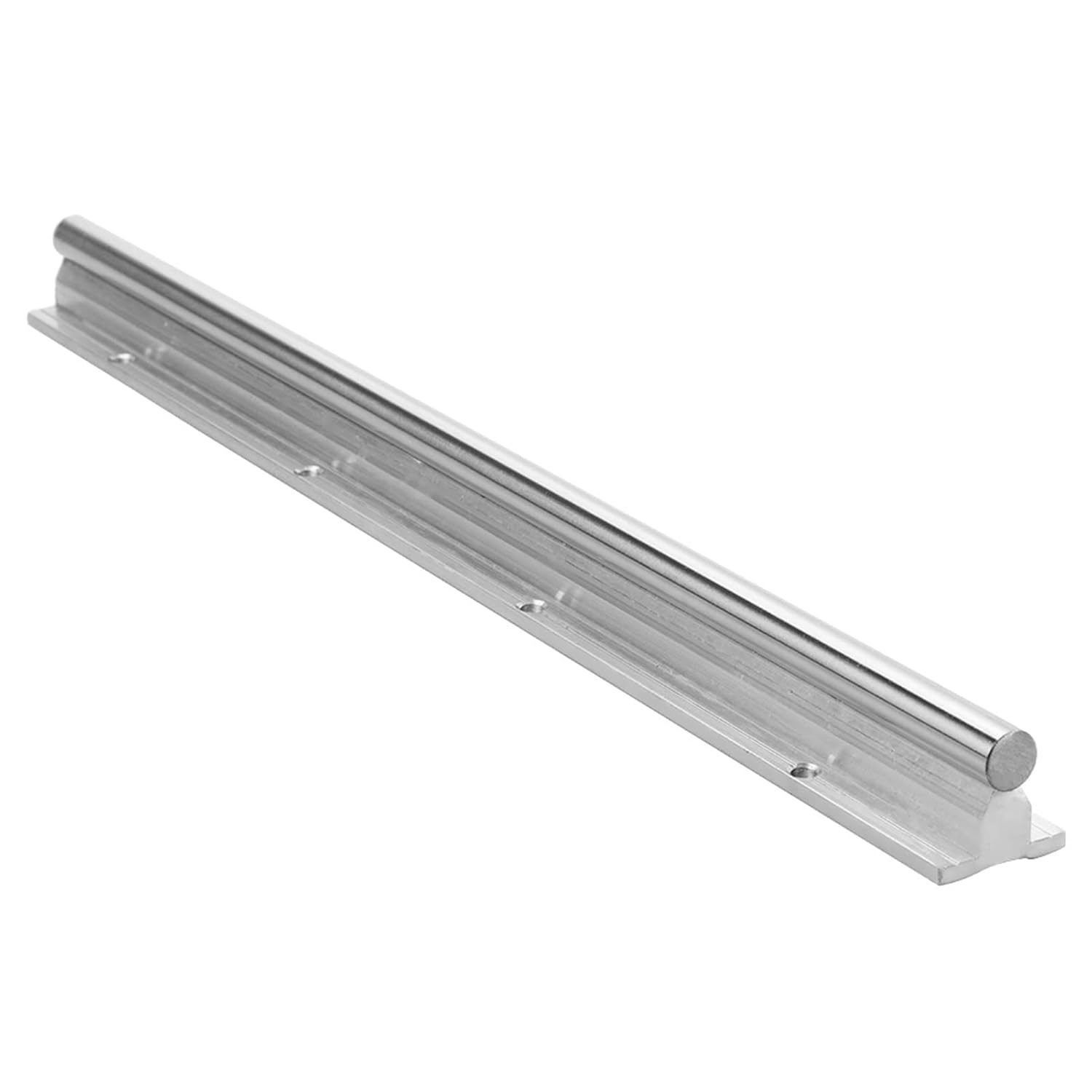 SBR12-400mm Linear Slide Rail Shaft, 12mm Linear Rail Shaft with 4Pcs SBR12UU Bearing Block, High Precision Carbon Steel Guide Rail for CNC Routers, Mills, Lathes, Industrial - G