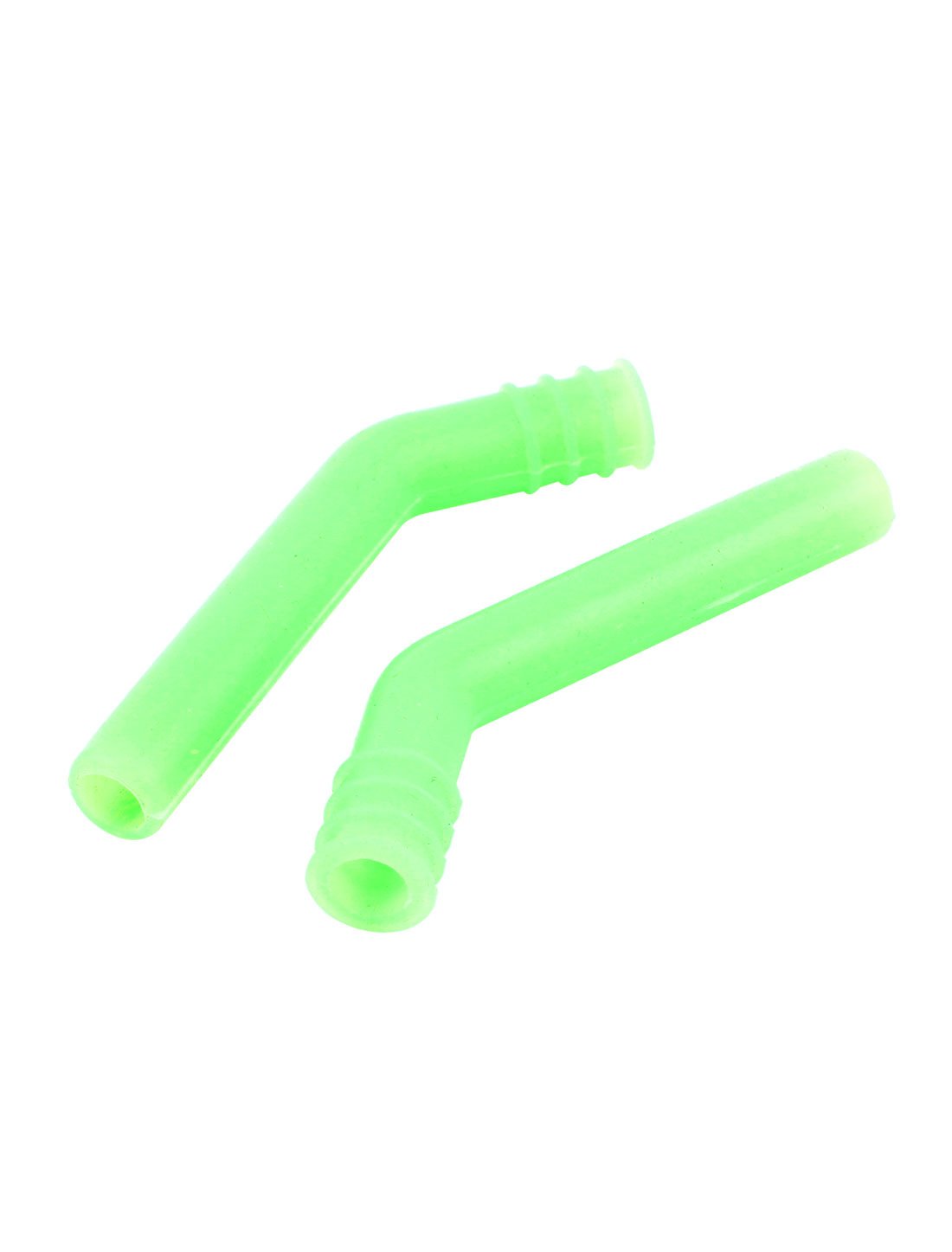 Aexit RC HSP Electrical equipment 1:8 1:10 Nitro Silicone Car Exhaust Muffler Extension Tube Green 2 Pcs