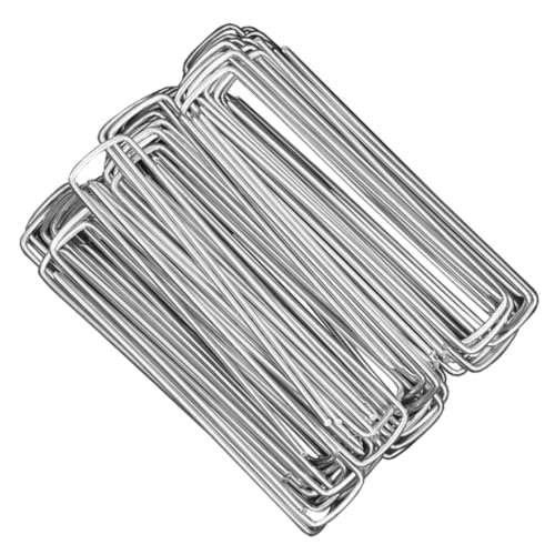 BESPORTBLE 30Pcs Shaped Heavy Duty Garden Stakes for Barrier Fabric Durable Pegs for Securing Ground Cover for Gardening and Camping