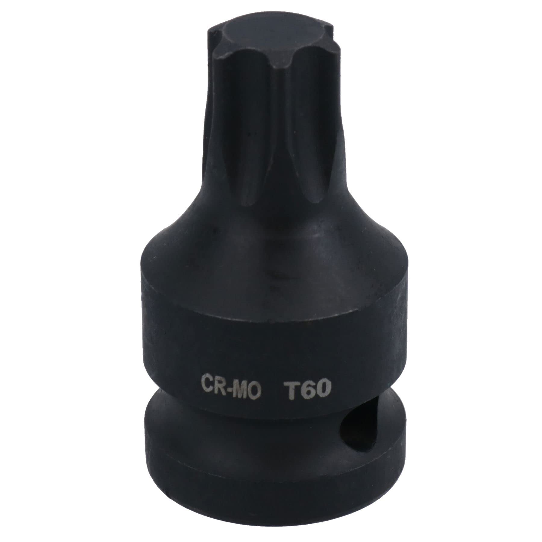 T100 1/2in Drive Male Torx Star Impacted Impact Shallow Stubby Socket