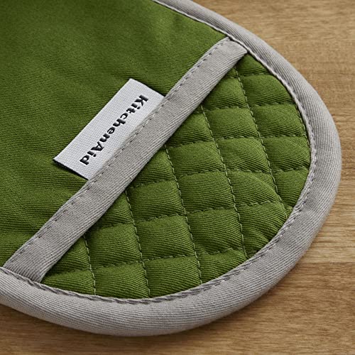 Image of KitchenAid Asteroid Pot Holder 2-Pack Set, Matcha Green, 6.5 inchx10 inch