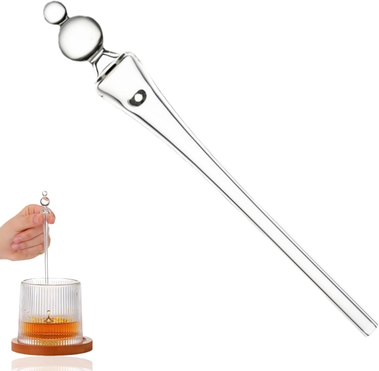 Whisky Pipette Water Dropper, Bar Set, Multi-Purpose Tasting Dropper and Bartender Accessories for Home Bar and Kitchen-image-18
