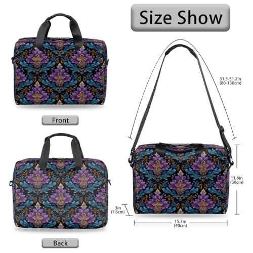 Bolso Maletín Morado Impermeable para Laptop 16 pulgadas miniatura 6