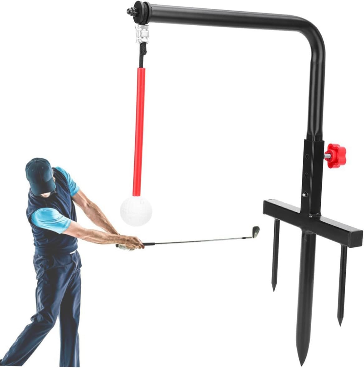 1pc Iron Swing Training Tool Golf Practice Aid for Accurate Swing Posture Portable Outdoor Trainer for Skill Development and Precision Hitting