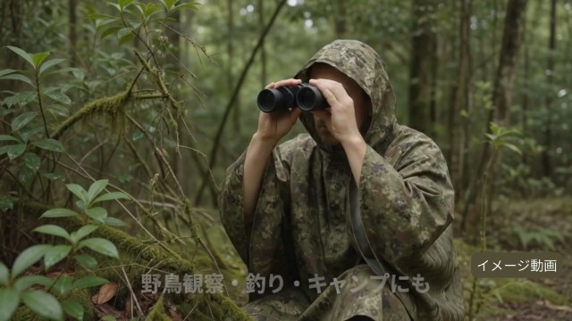 Amazon | [CIWS] 陸上 自衛隊 迷彩 ポンチョ PX品 タイプ メンズ
