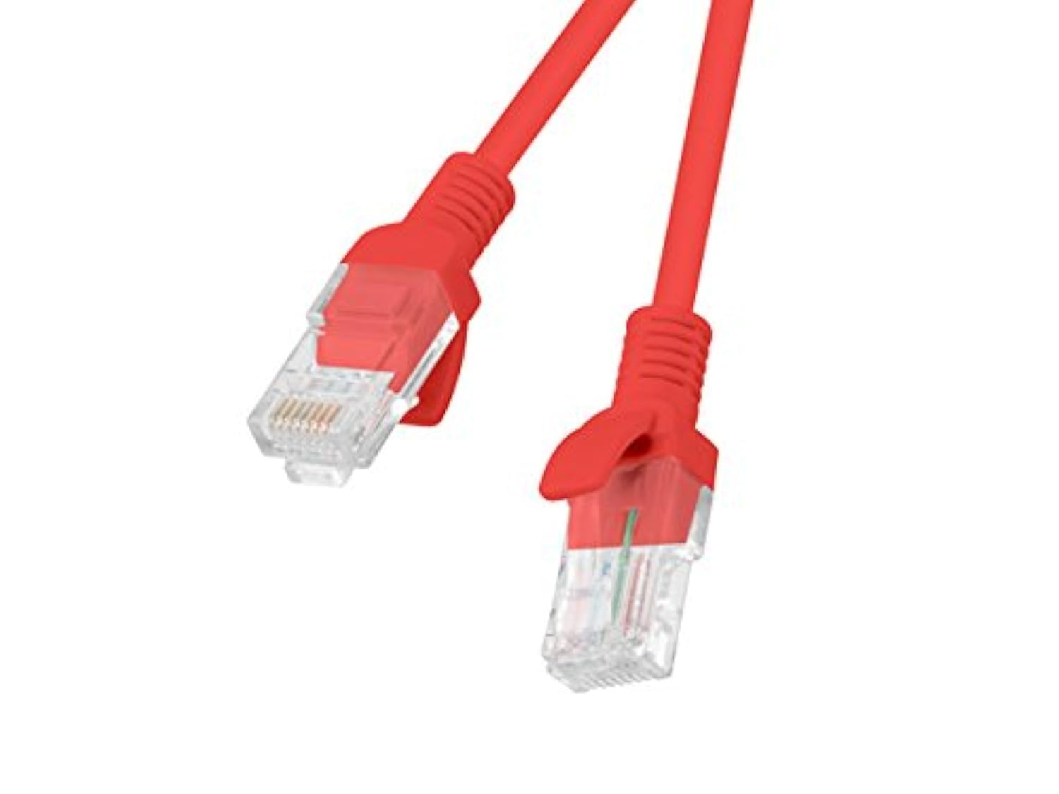 lanberg PCU6/10cc/0025/R Ethernet Network Cat6 Cable Category 6 UTP Patch Cable 0.25 m Red